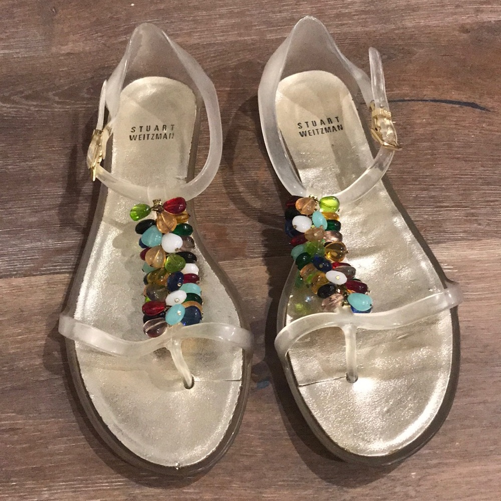 Stuart Weitzman Jelly Sandals